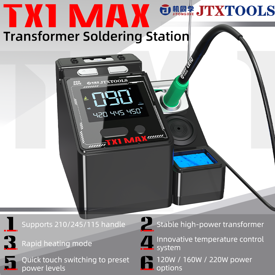 JTX TX1MAX Transformer  Soldering Station