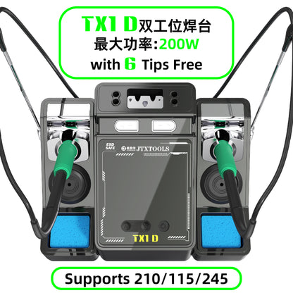 JTX TX1D Double Station Transformer Soldering Station